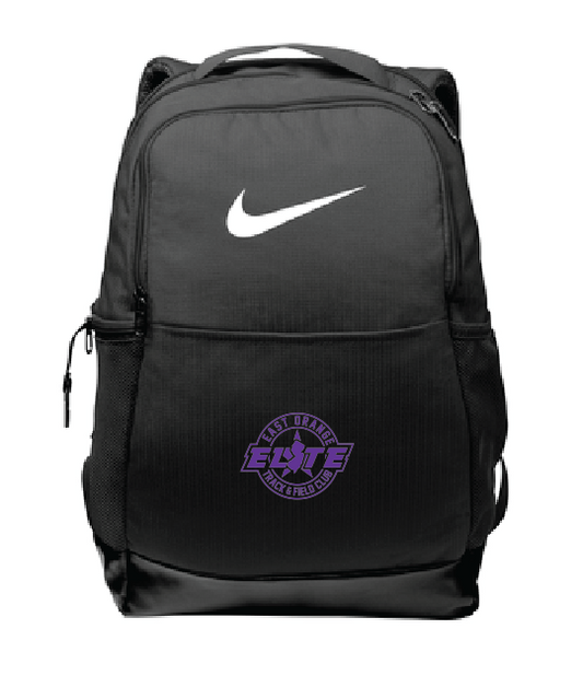 East Orange Track Nike Brasilia Medium BackPack Embroidered - Black