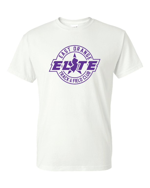 East Orange Track T-shirt - White