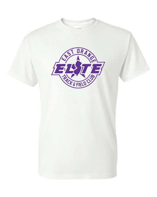 East Orange Track T-shirt - White