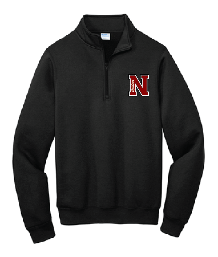 Nutley Varsity Core Fleece 1/4-Zip Pullover Sweatshirt - Black