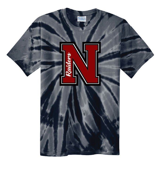 JHWMS Varsity N Tie-Dye Tee - Black