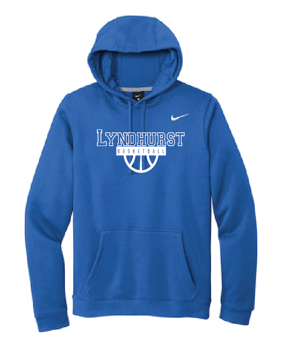 Lyndhurst Basketball Nike Club Fleece Hoody - Royal