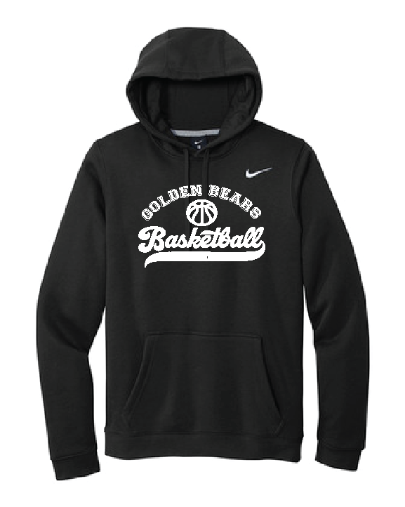 Lyndhurst Basketball Script Nike Club Fleece Hoody - Black