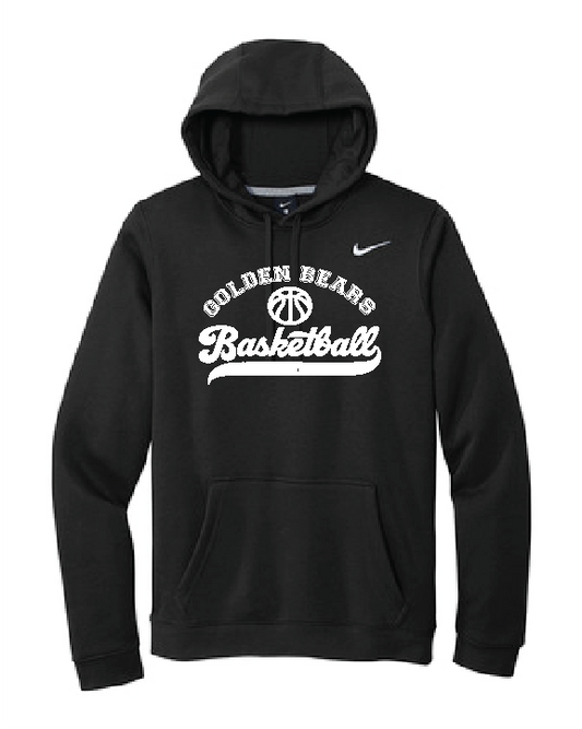 Lyndhurst Basketball Script Nike Club Fleece Hoody - Black