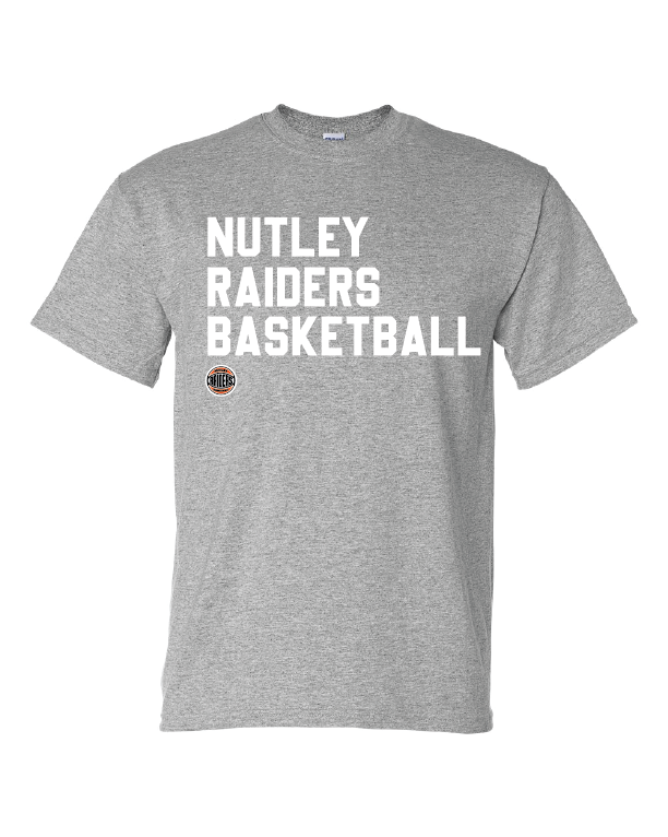 Nutley Basketball T-shirt - Grey