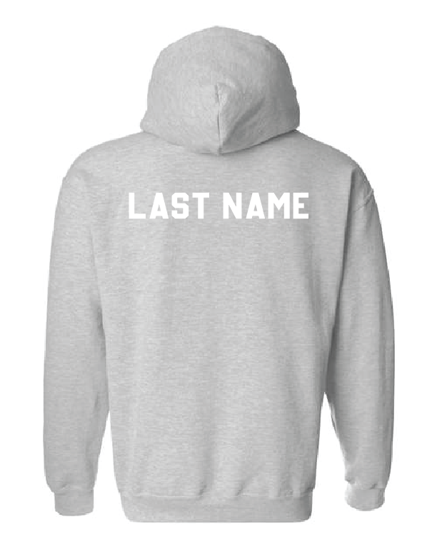 East Orange Track Hooded Sweatshirt - Grey