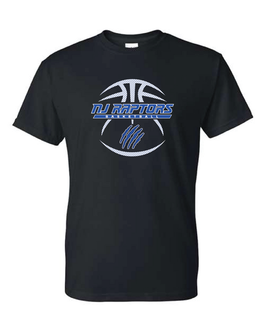 NJ Raptors Basketball Tshirt Black