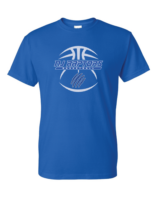 NJ Raptors Basketball Tshirt Royal