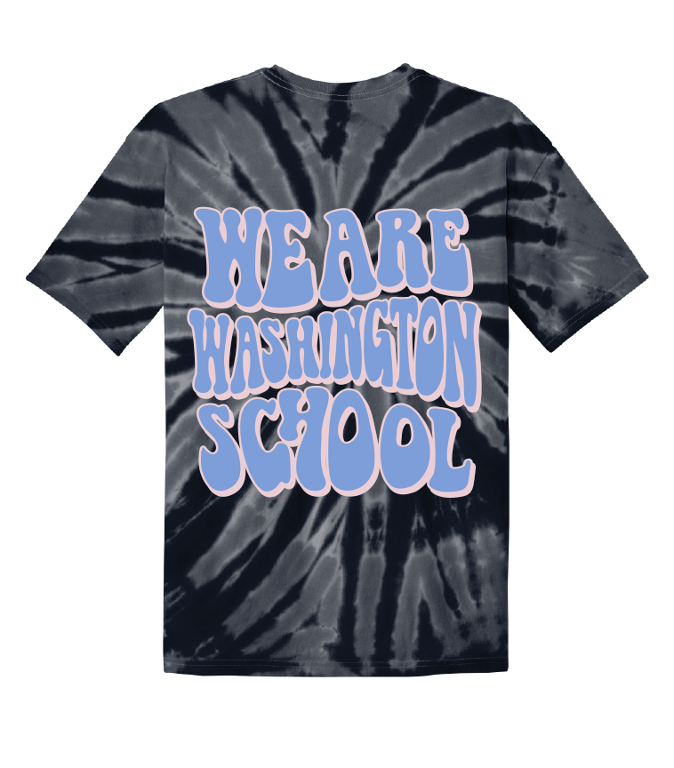 We are Washington - Tie Dye T-Shirt - Black