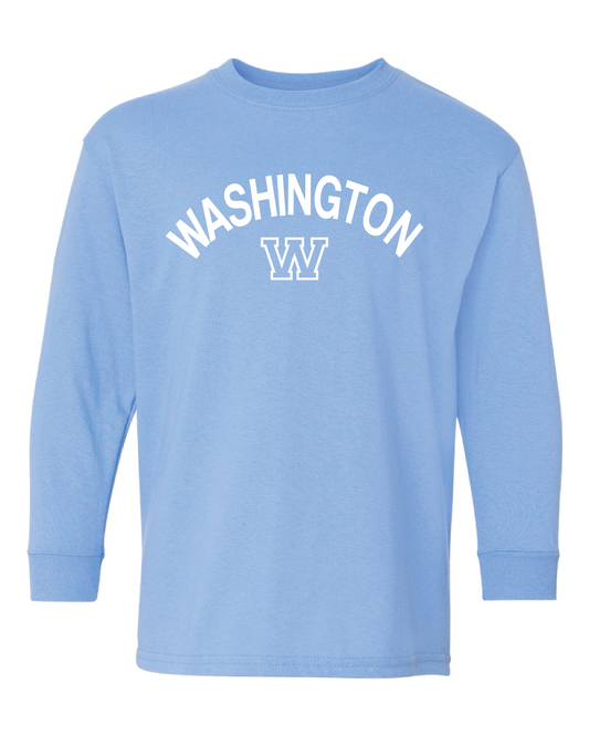 Washington Arc Logo L/S T-shirt Carolina