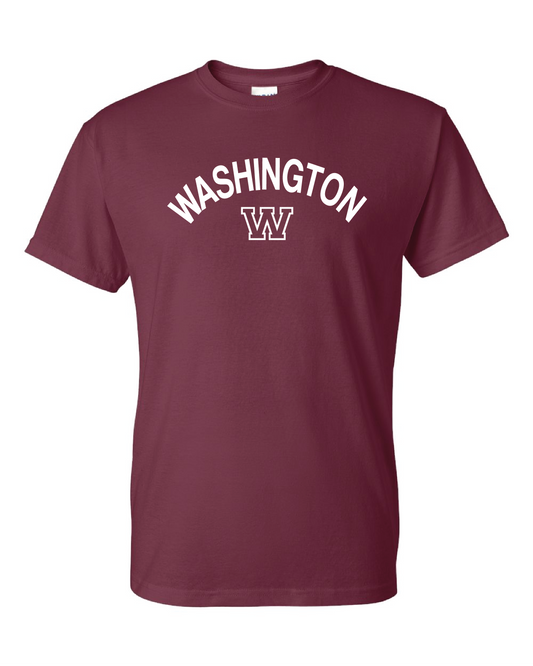 Washington Arc Logo T-shirt Maroon
