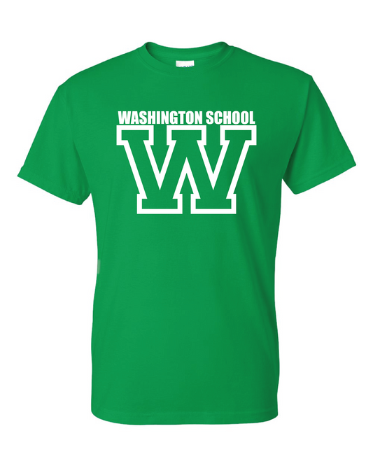 Washington W Logo T-shirt Green