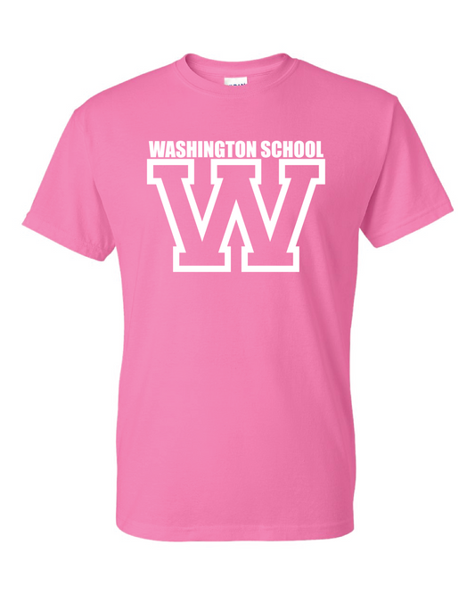 Washington W Logo T-shirt Azalea