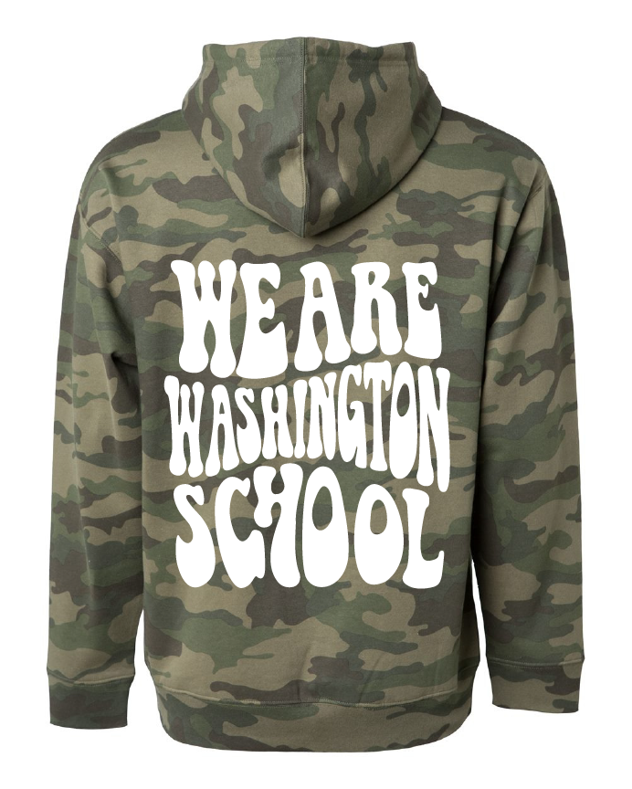 We are Washington School - Hooded Sweatshirt - Camo