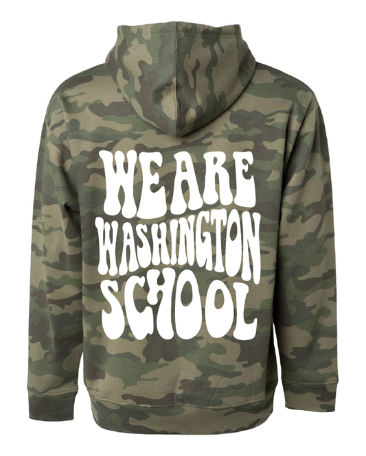 We are Washington School - Hooded Sweatshirt - Camo