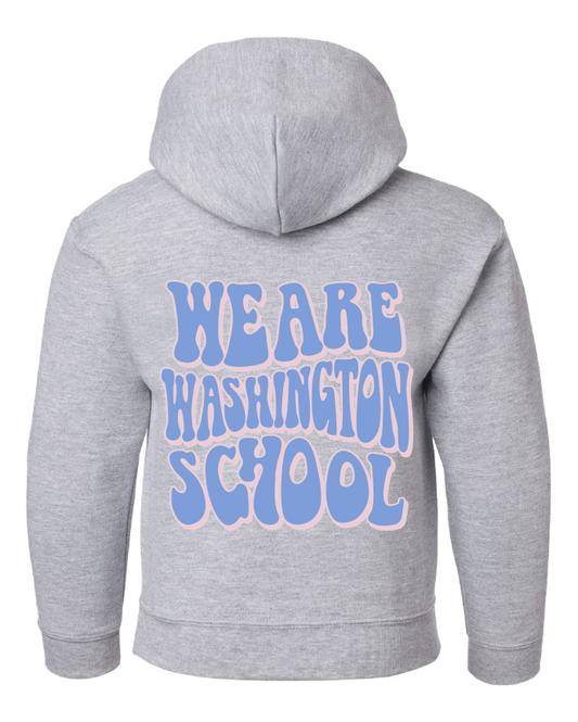 We are Washington School - Hooded Sweatshirt - Grey