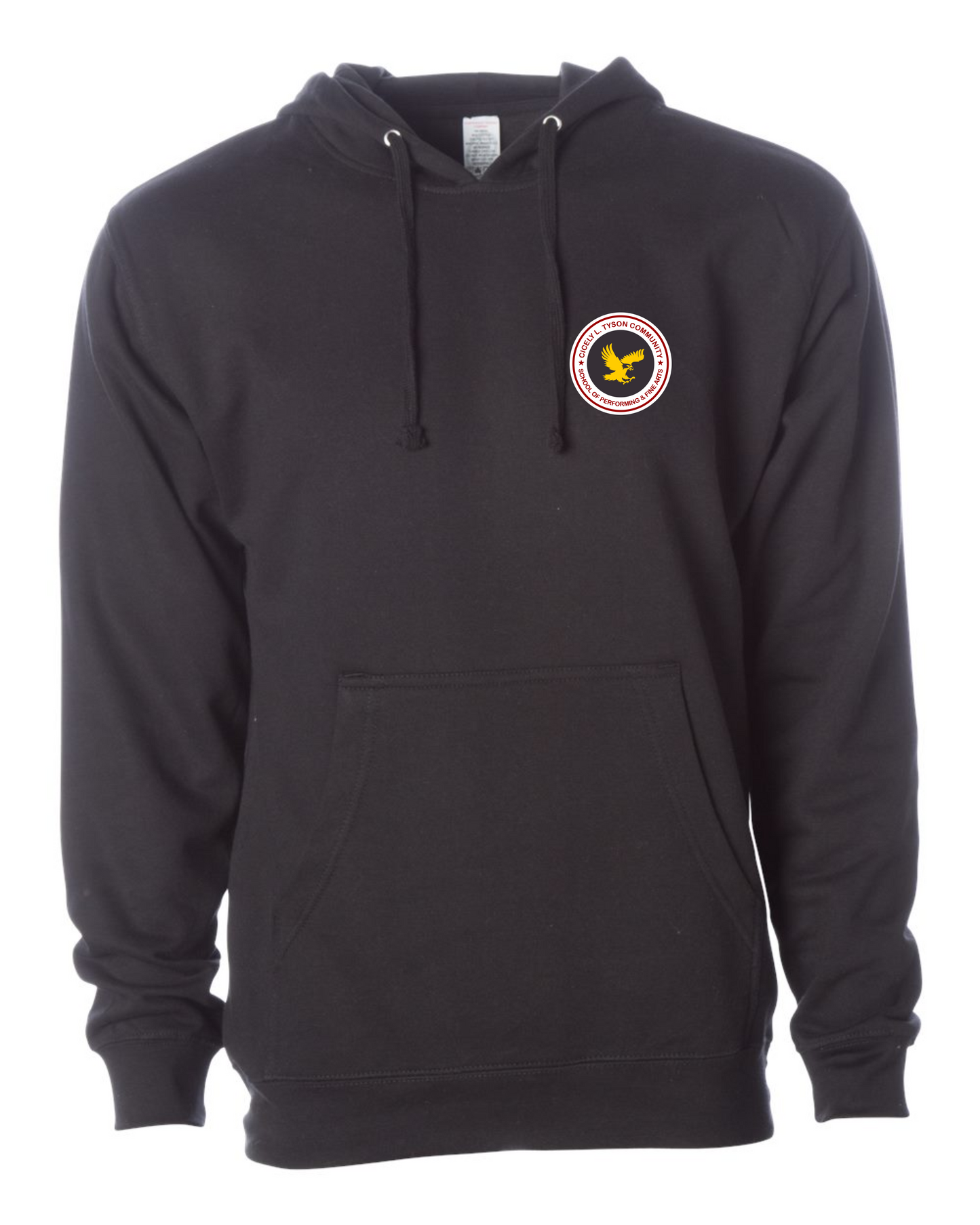 Cicely Tyson Midweight Hooded Sweatshirt - Black