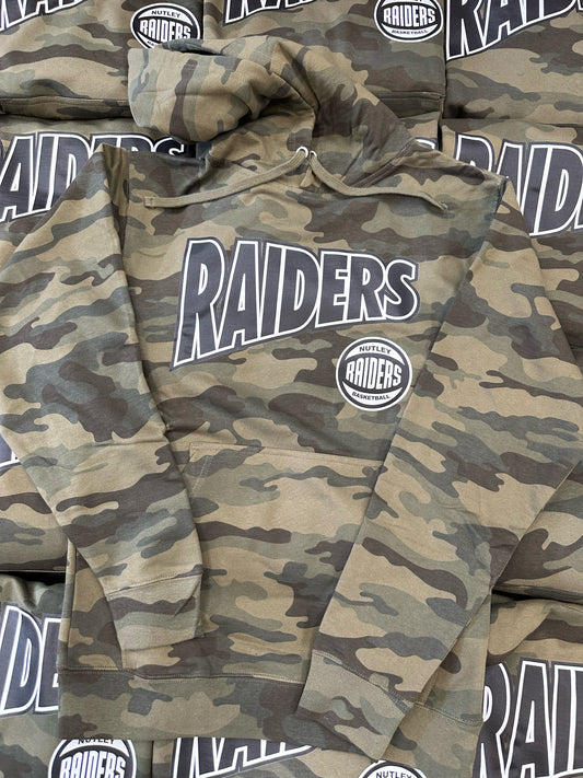 Nutley Basketball Spring 2023 - CAMO INDEPENDENT TRADING HOODIE