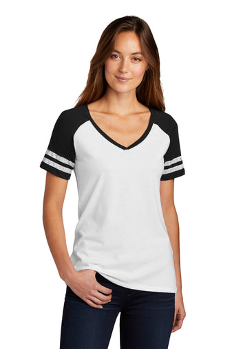 Nutley Raiders Ark - Womens V Neck T-shirt - White