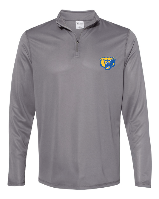 Lyndhurst Basketball Performance Quarter-Zip Pullover Embroidered - Graphite