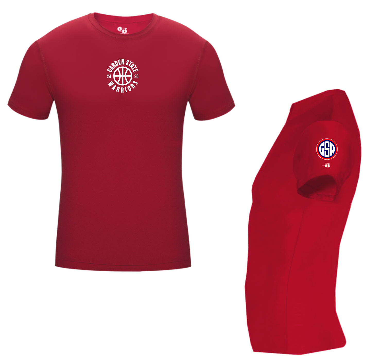 GSW 2024-2025 Compression Shirt - Red