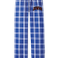 JHWMS Arc Logo Women’s Flannel Plaid Pant - Royal Blue