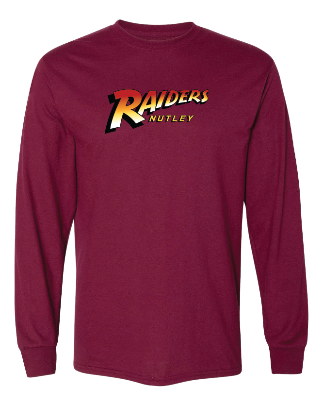 Nutley Raiders Ark - L/S T-shirt - Maroon