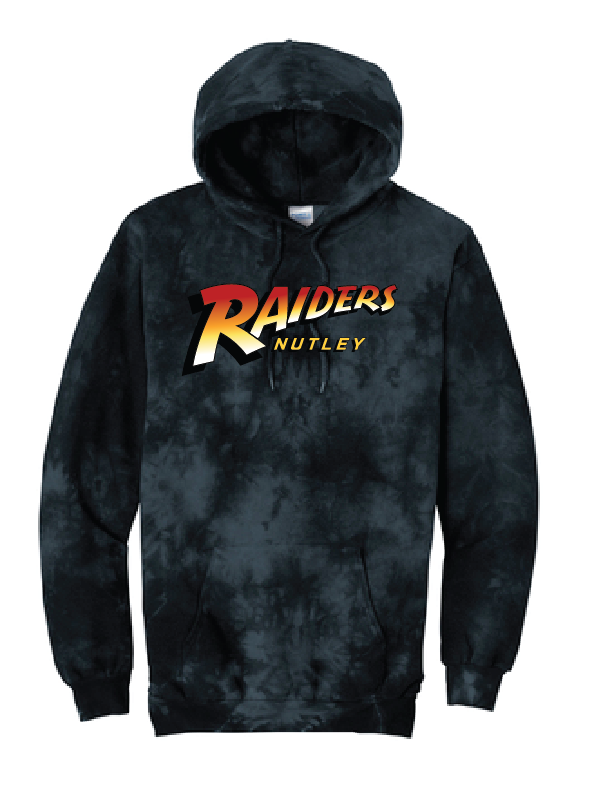Nutley Raiders Ark Hooded Sweatshirt - Black Tie Dye