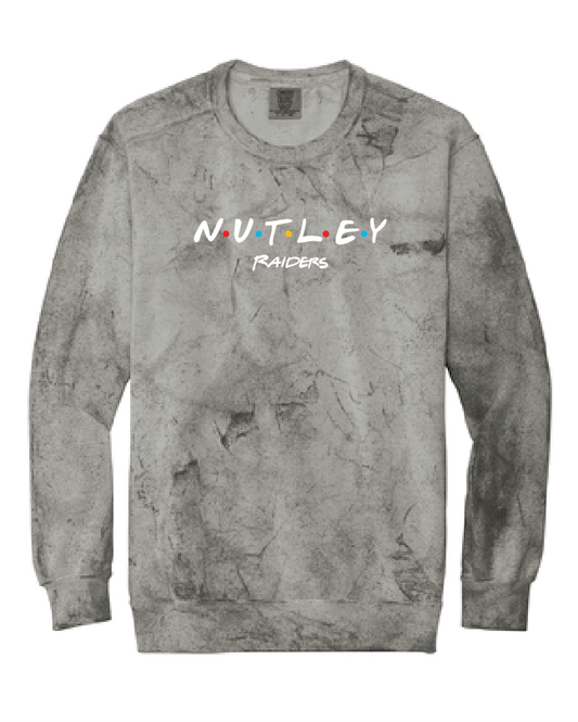 JHWMS Raiders Friends Comfort Colors Color Blast Crewneck Sweatshirt - Smoke
