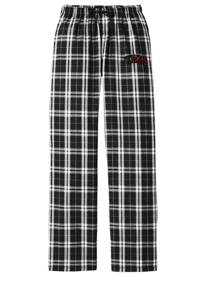 JHWMS Arc Logo Mens Flannel Plaid Pant - Black