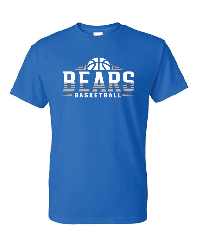 Lyndhurst Basketball Bears - T-shirt - Royal