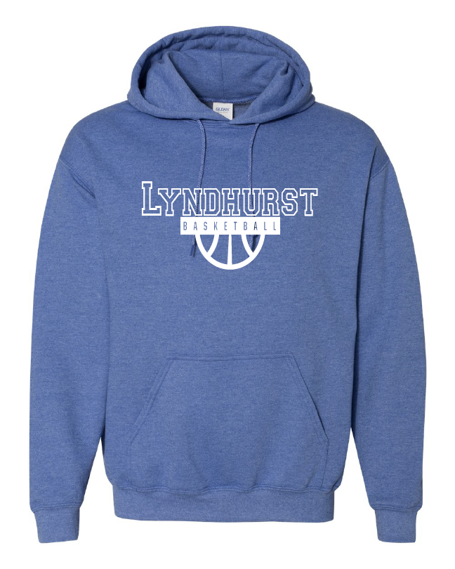 Lyndhurst Basketball Hooded Sweatshirt - Heather Royal