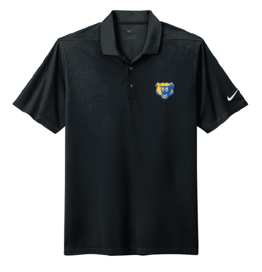 Lyndhurst Bear Embroidered Nike Dri-FIT Micro Pique 2.0 Polo - Black