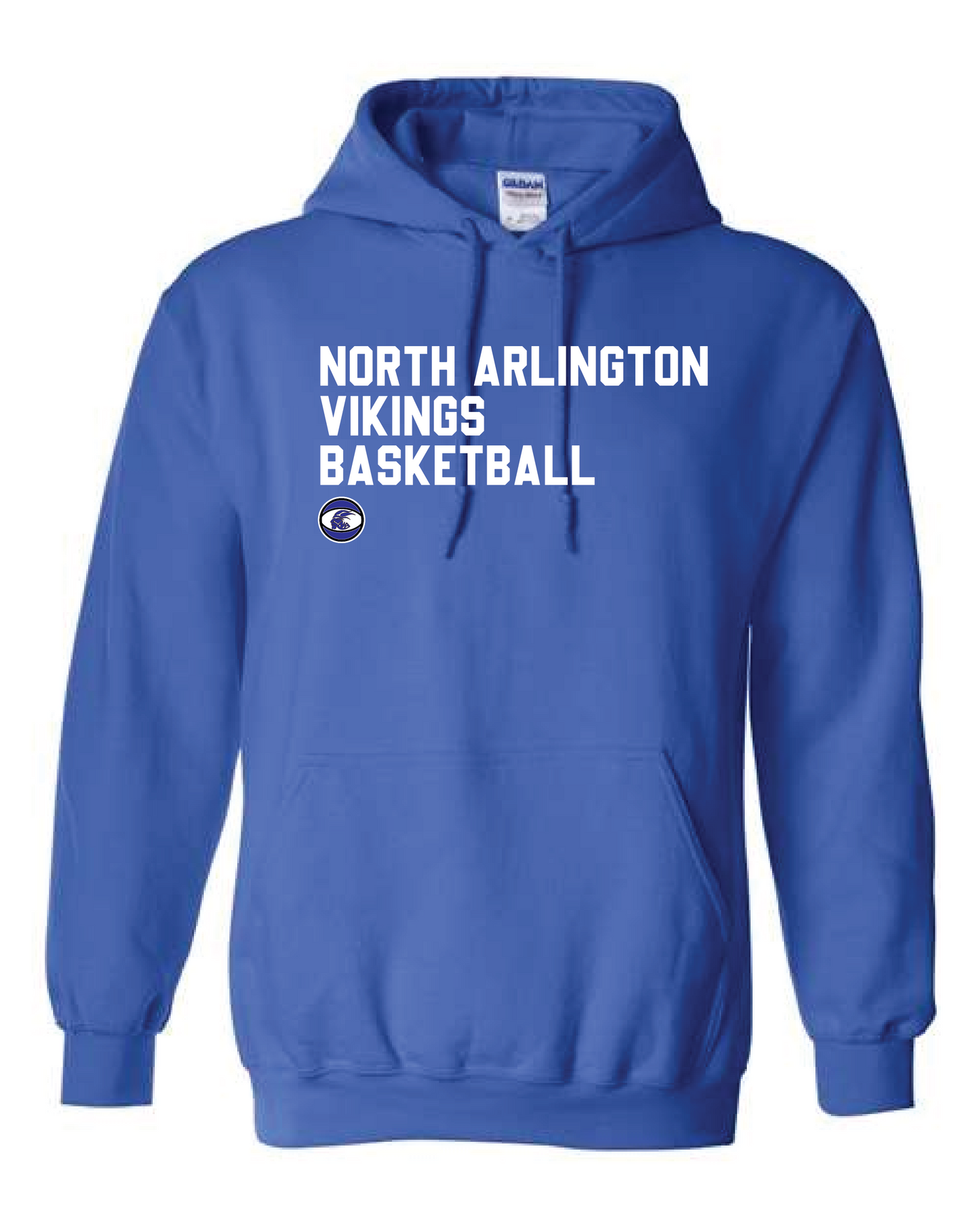 North Arlington Basketball Hooded Sweatshirt - Royal