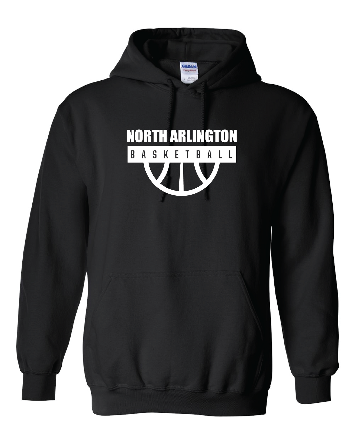 North Arlington Court Hooded Sweatshirt - Black