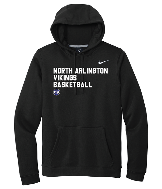 North Arlington Basketball Nike Club Fleece Hoody - Black