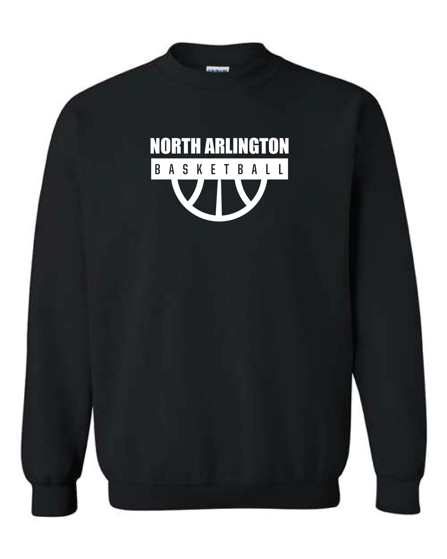 North Arlington Basketball Court Crewneck - Black