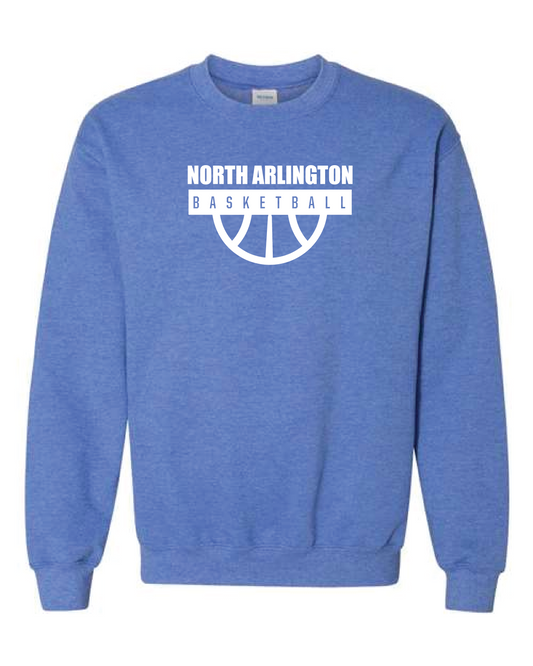 North Arlington Basketball Court Crewneck - Heather Royal