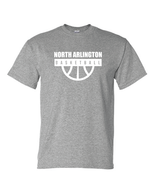 North Arlington Court Basketball - T Shirt - Grey