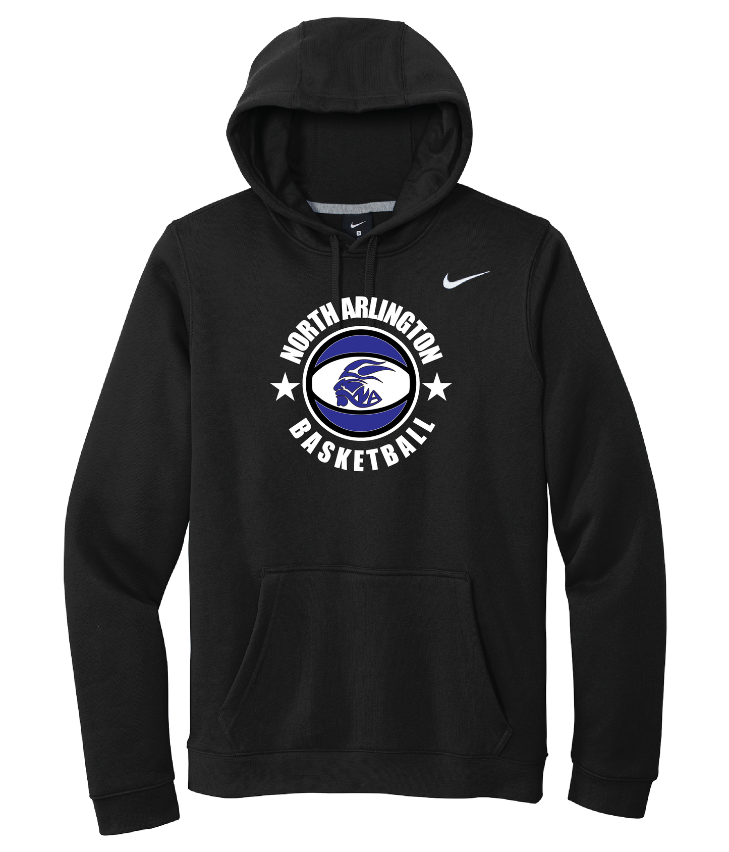 North Arlington Roundball Nike Club Fleece Hoody - Black