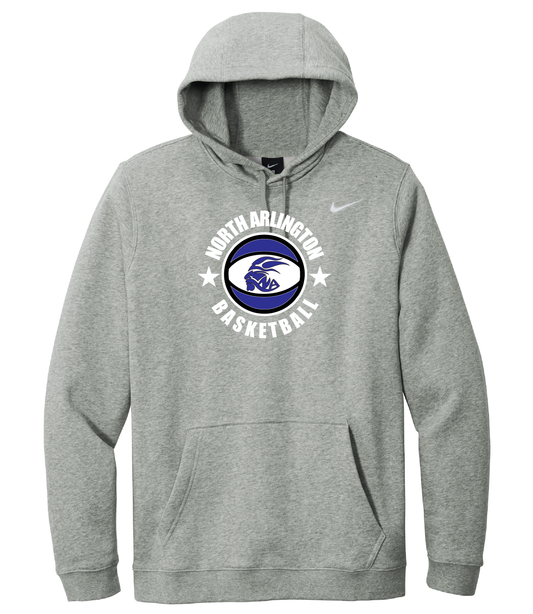 North Arlington Roundball Nike Club Fleece Hoody - Grey