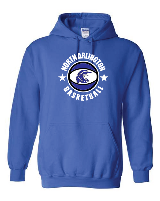 North Arlington Round Ball Hooded Sweatshirt - Royal