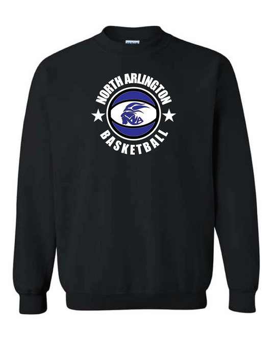 North Arlington Basketball Roundball Crewneck - Black