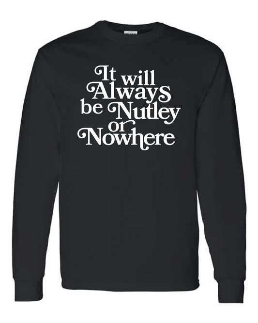 Nutley or Nowhere L/S T-shirt Black Washington