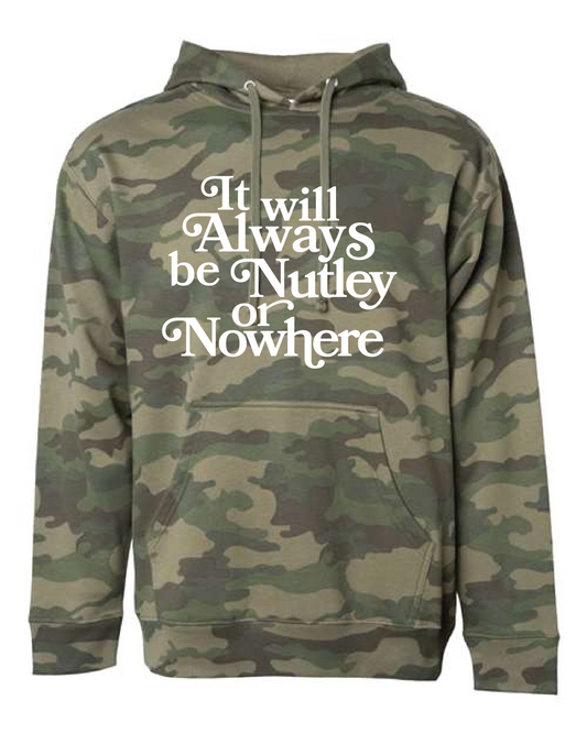 Nutley or Nowhere Hooded Sweatshirt - Camo Washington