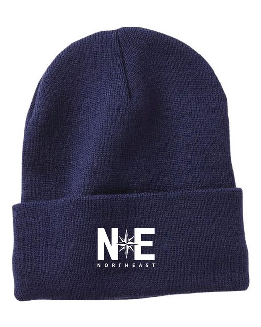 Northeast Embroidered Beanie - Navy