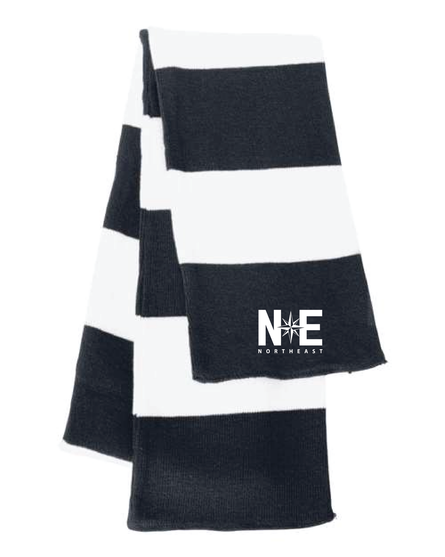 Northeast Embroidered Scarf - Light Grey