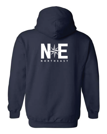 Northeast Double Sided Hooded Sweatshirt - Navy