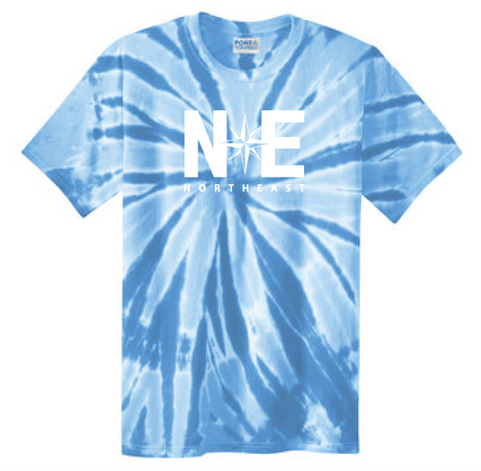 Northeast Tie Dyed T Shirt - Blue