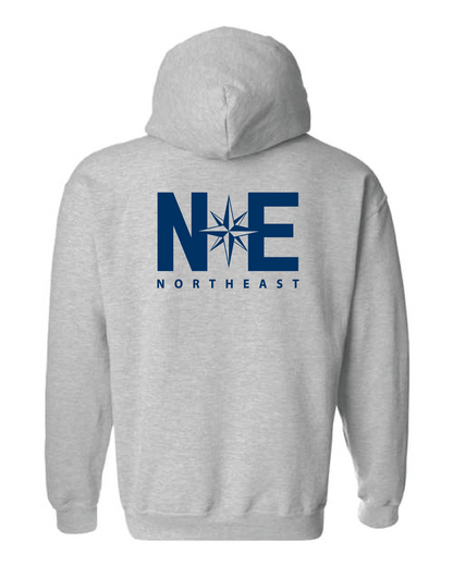 Northeast Double Sided Hooded Sweatshirt - Grey